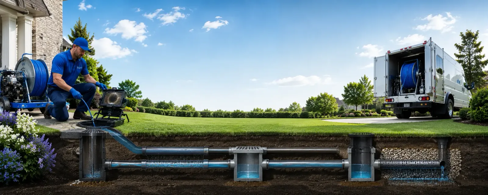 Outdoor drain cleaning information for Jeff, KY